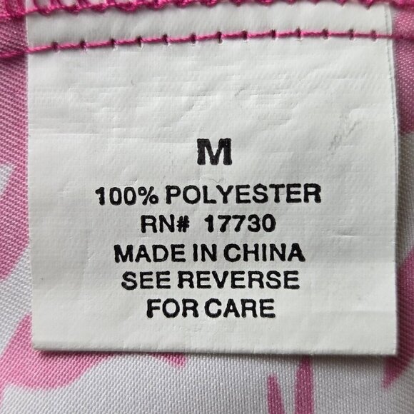 Size Medium Reversible Summer Dress Pink White Orange Stripes/Pink White Floral - Picture 14 of 16